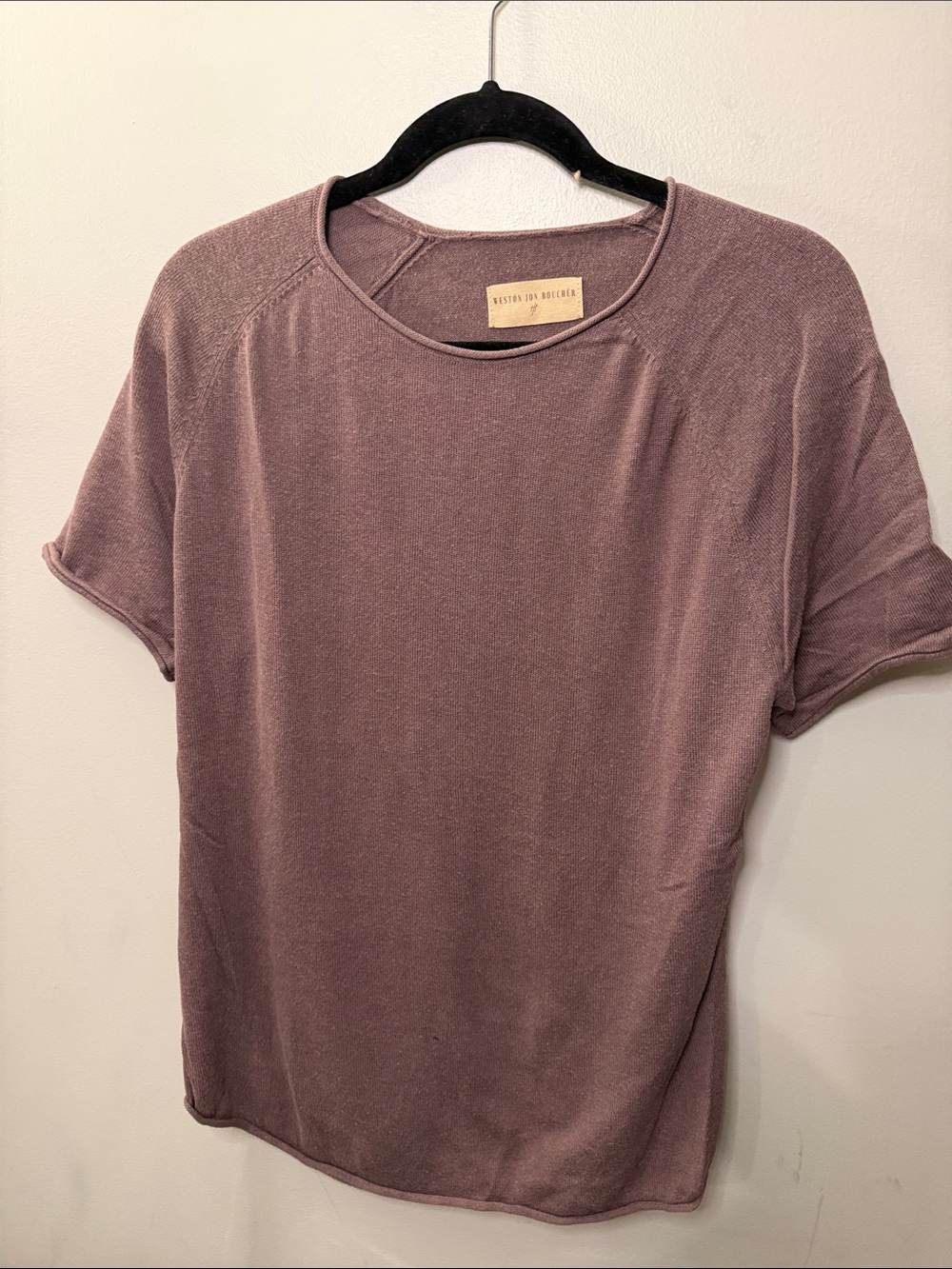Men's Short Sleeve Crew Tee - Mauve